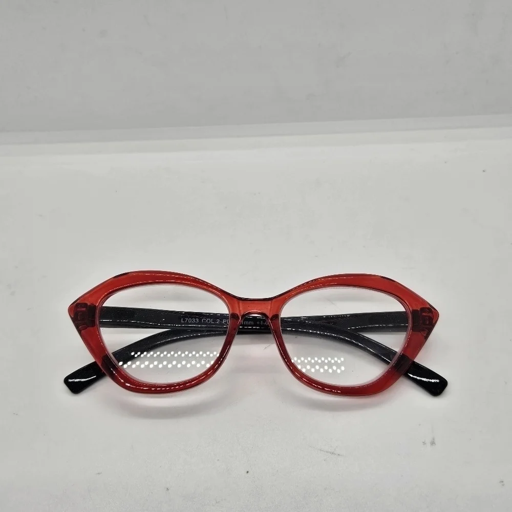 Euro Furlux little red glasses readers +1.00